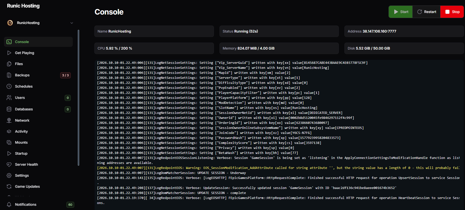 Small catalog, good pricing & Cpanel.